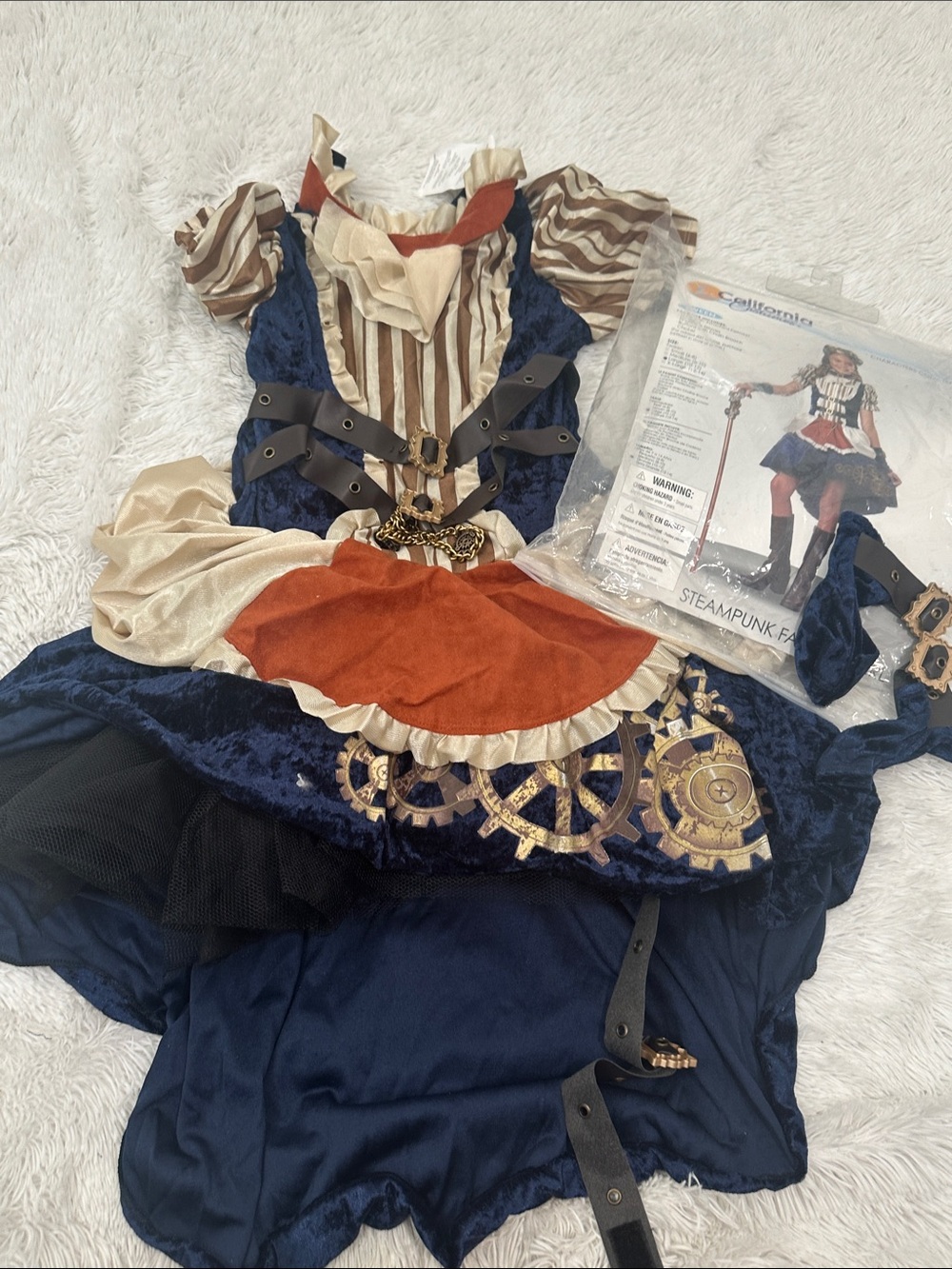 🐛 California Costumes Steampunk Halloween Costume Girls Size 10/12
